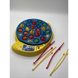 LET'S GO FISHIN' Game 4 Players. Without Box, Pre-Owned
